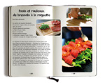 Pasta et rouleaux de bresaola à la roquette