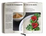 Carpaccio de champignons de Paris et de mâche