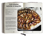 Tarte briochée nectarine et nougatine