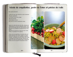 Salade de coquillettes,pesto de fanes de radis