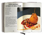 Poires pochées la bière brune